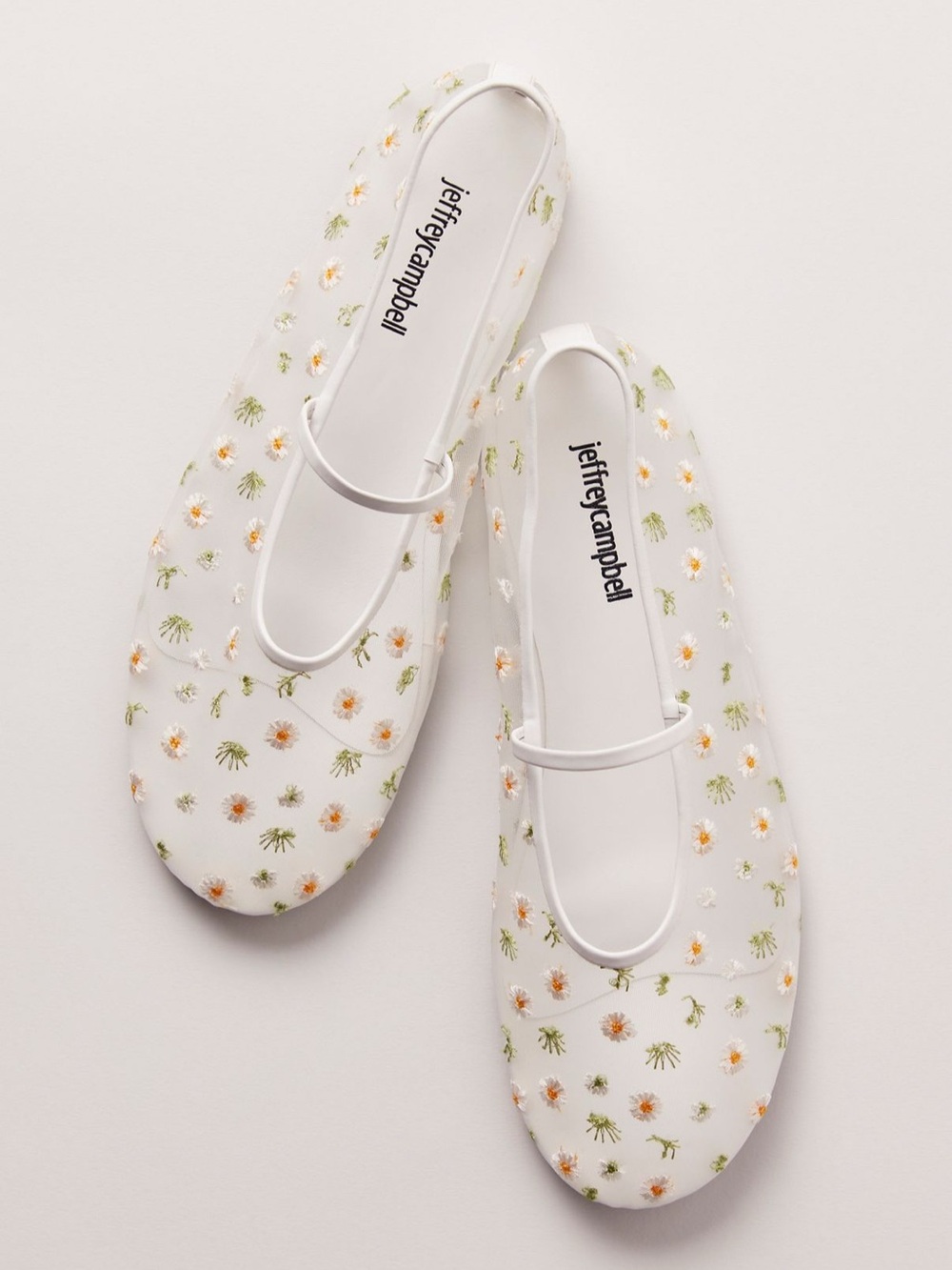 Jeffrey Campbell Pickin’ Daisies Mesh Flats